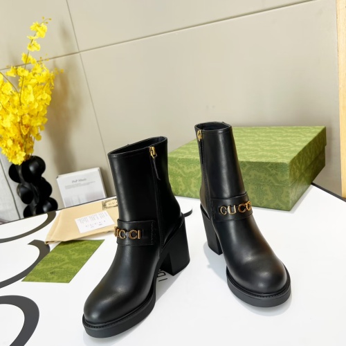 Replica Gucci Boots For Women #1245463 $108.00 USD for Wholesale