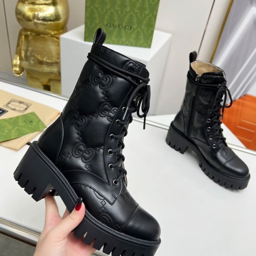 Replica Gucci Boots For Women #1245467 $118.00 USD for Wholesale