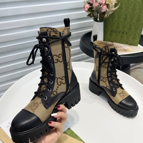 Replica Gucci Boots For Women #1245468 $118.00 USD for Wholesale