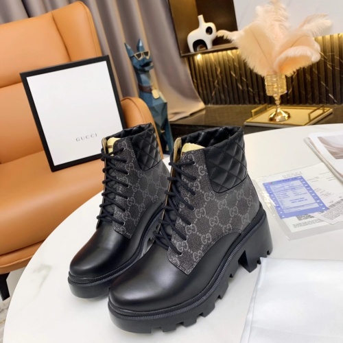 Gucci Boots For Women #1245470 $102.00 USD, Wholesale Replica Gucci Boots