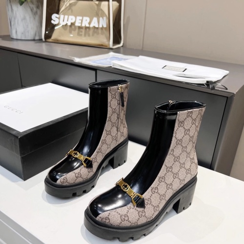 Gucci Boots For Women #1245472 $102.00 USD, Wholesale Replica Gucci Boots