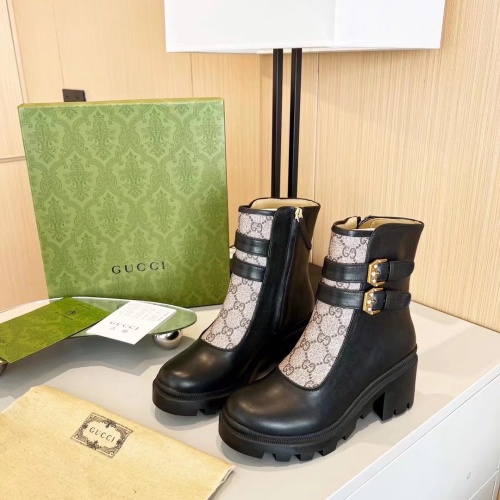 Gucci Boots For Women #1245476 $102.00 USD, Wholesale Replica Gucci Boots