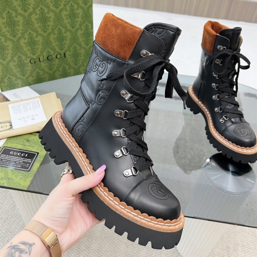 Gucci Boots For Women #1245494 $122.00 USD, Wholesale Replica Gucci Boots