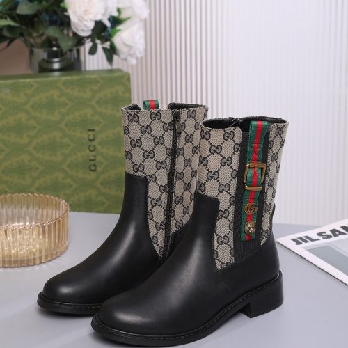 Gucci Boots For Women #1245496 $100.00 USD, Wholesale Replica Gucci Boots