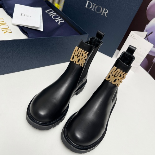 Replica Christian Dior Boots For Women #1245519 $105.00 USD for Wholesale