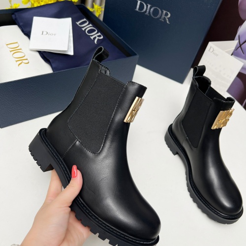 Replica Christian Dior Boots For Women #1245519 $105.00 USD for Wholesale