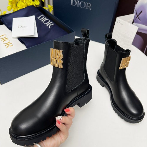 Replica Christian Dior Boots For Women #1245519 $105.00 USD for Wholesale