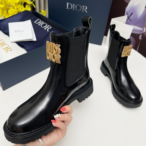 Replica Christian Dior Boots For Women #1245520 $105.00 USD for Wholesale