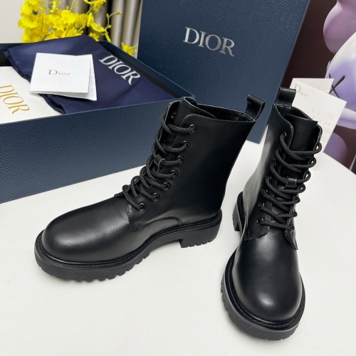 Replica Christian Dior Boots For Women #1245525 $105.00 USD for Wholesale