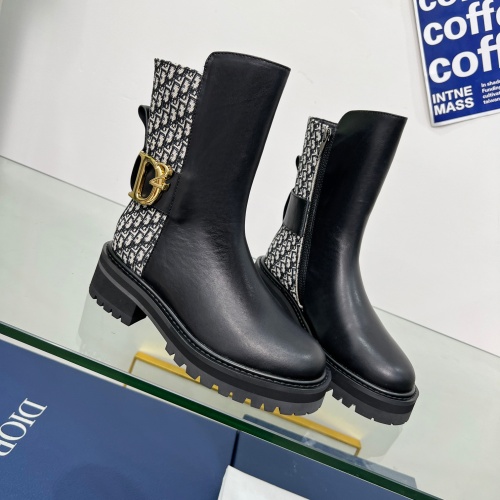 Replica Christian Dior Boots For Women #1245529 $108.00 USD for Wholesale