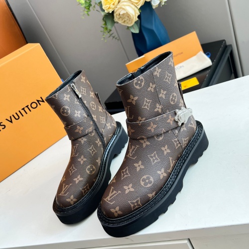 Louis Vuitton Boots For Women #1245557 $102.00 USD, Wholesale Replica Louis Vuitton Boots