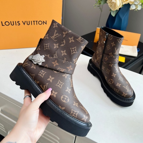 Replica Louis Vuitton Boots For Women #1245557 $102.00 USD for Wholesale