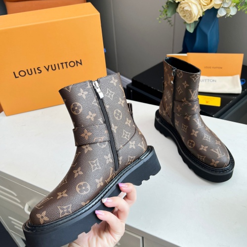 Replica Louis Vuitton Boots For Women #1245557 $102.00 USD for Wholesale