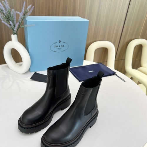 Replica Prada Boots For Women #1245571 $115.00 USD for Wholesale