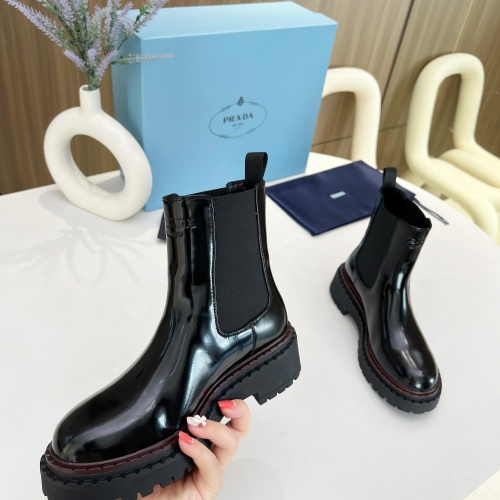 Replica Prada Boots For Women #1245572 $115.00 USD for Wholesale