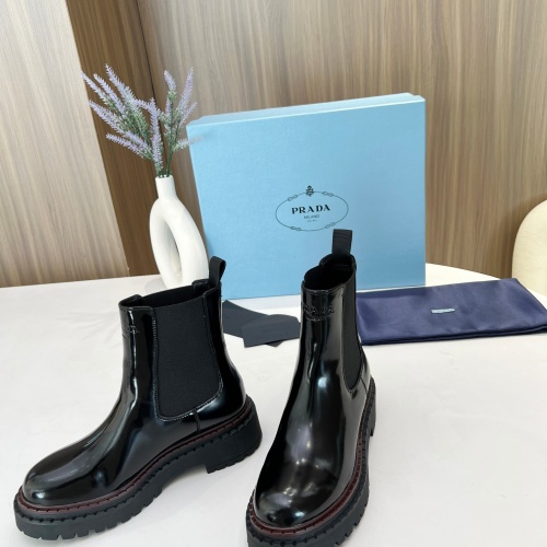 Replica Prada Boots For Women #1245572 $115.00 USD for Wholesale