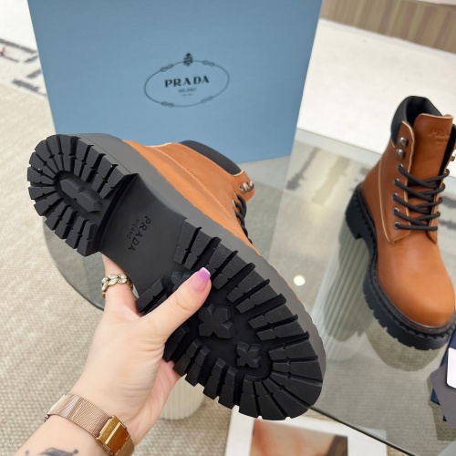 Replica Prada Boots For Women #1245573 $125.00 USD for Wholesale