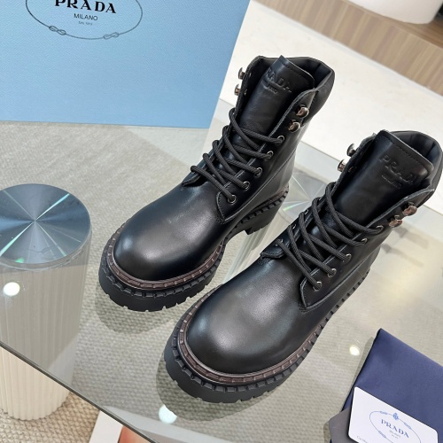 Replica Prada Boots For Women #1245575 $125.00 USD for Wholesale