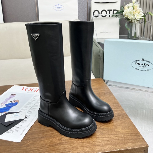 Prada Boots For Women #1245576 $140.00 USD, Wholesale Replica Prada Boots