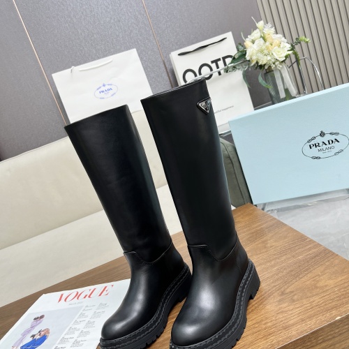 Replica Prada Boots For Women #1245576 $140.00 USD for Wholesale