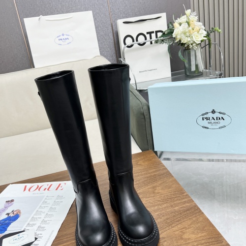 Replica Prada Boots For Women #1245576 $140.00 USD for Wholesale