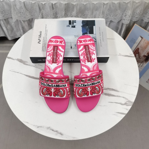 Dolce &amp; Gabbana D&amp;G Slippers For Women #1245610 $122.00 USD, Wholesale Replica Dolce &amp; Gabbana D&amp;G Slippers