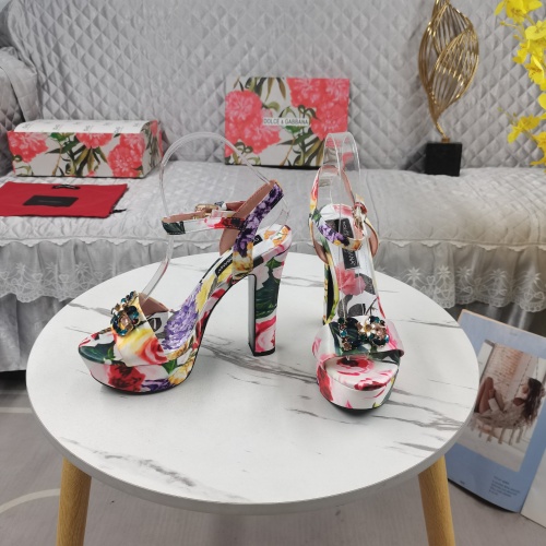 Replica Dolce & Gabbana D&G Sandal For Women #1245645 $140.00 USD for Wholesale