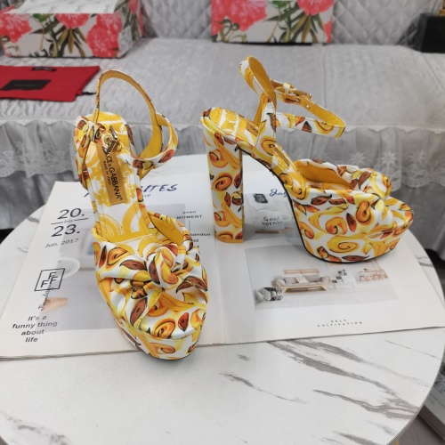 Replica Dolce & Gabbana D&G Sandal For Women #1245649 $140.00 USD for Wholesale