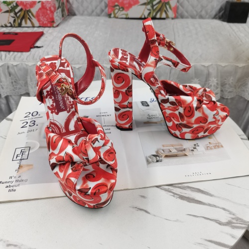 Replica Dolce & Gabbana D&G Sandal For Women #1245650 $140.00 USD for Wholesale