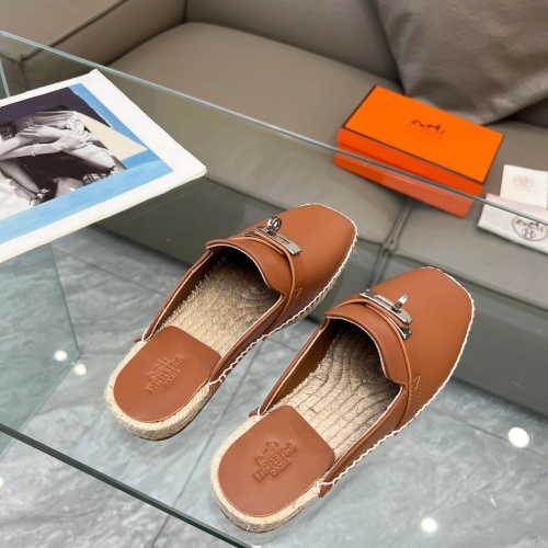 Replica Hermes Slippers For Women #1245696 $88.00 USD for Wholesale