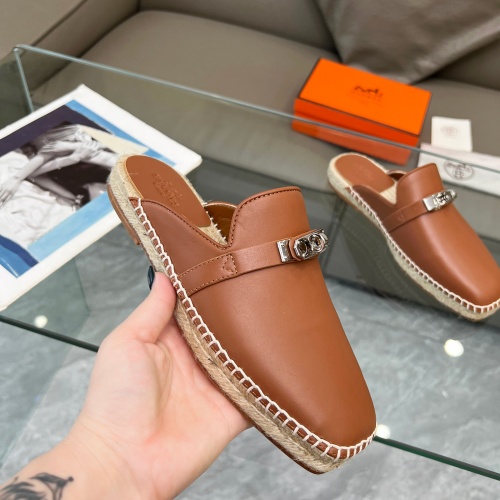 Replica Hermes Slippers For Women #1245696 $88.00 USD for Wholesale