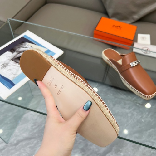 Replica Hermes Slippers For Women #1245696 $88.00 USD for Wholesale