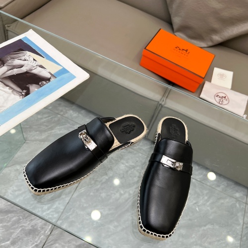 Replica Hermes Slippers For Women #1245697 $88.00 USD for Wholesale