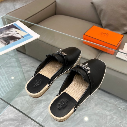 Replica Hermes Slippers For Women #1245697 $88.00 USD for Wholesale