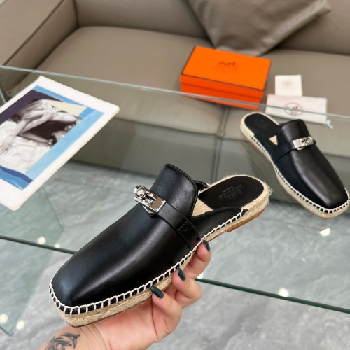 Replica Hermes Slippers For Women #1245697 $88.00 USD for Wholesale