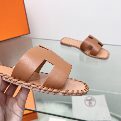 Replica Hermes Slippers For Women #1245710 $85.00 USD for Wholesale