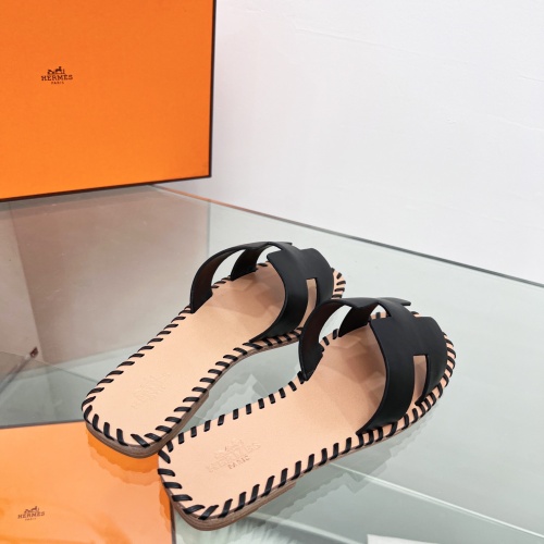 Replica Hermes Slippers For Women #1245711 $85.00 USD for Wholesale