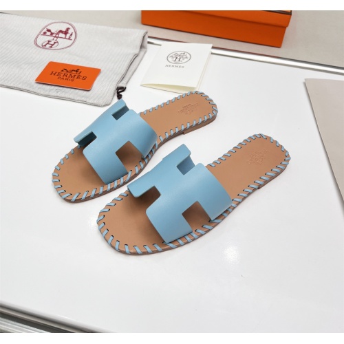 Hermes Slippers For Women #1245714 $85.00 USD, Wholesale Replica Hermes Slippers