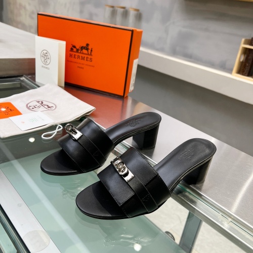 Hermes Slippers For Women #1245736 $85.00 USD, Wholesale Replica Hermes Slippers