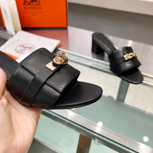 Replica Hermes Slippers For Women #1245737 $85.00 USD for Wholesale