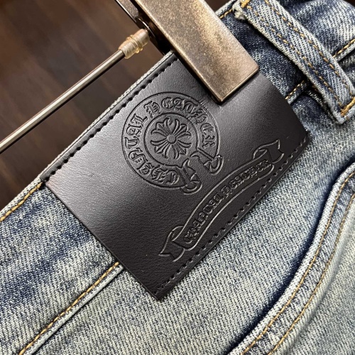 Replica Chrome Hearts Jeans For Men #1245744 $96.00 USD for Wholesale