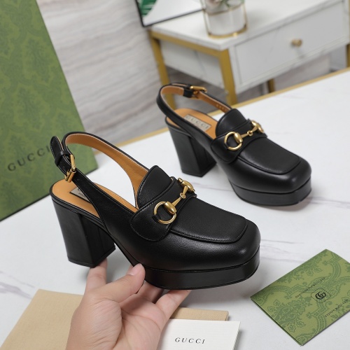 Replica Gucci Sandal For Women #1245749 $100.00 USD for Wholesale