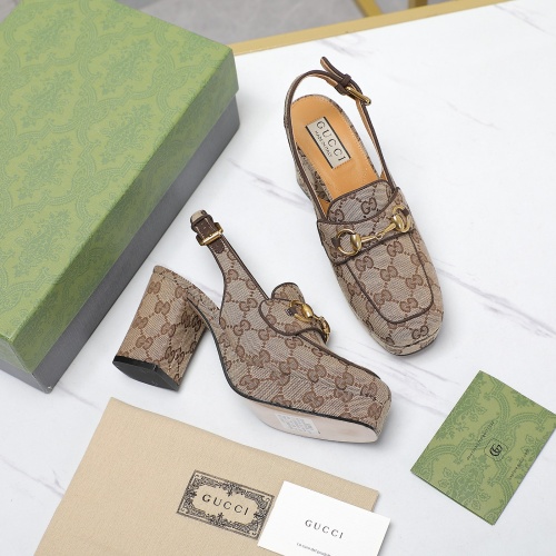 Replica Gucci Sandal For Women #1245750 $100.00 USD for Wholesale