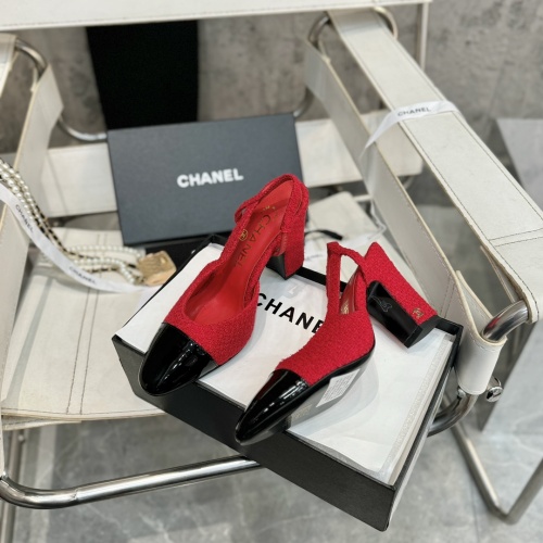 Replica Chanel Sandal For Women #1245780 $98.00 USD for Wholesale