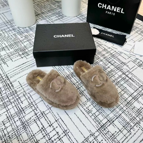 Chanel Slippers For Women #1245794 $92.00 USD, Wholesale Replica Chanel Slippers