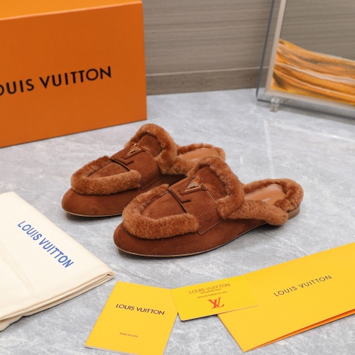 Louis Vuitton Slippers For Women #1245808 $115.00 USD, Wholesale Replica Louis Vuitton Slippers