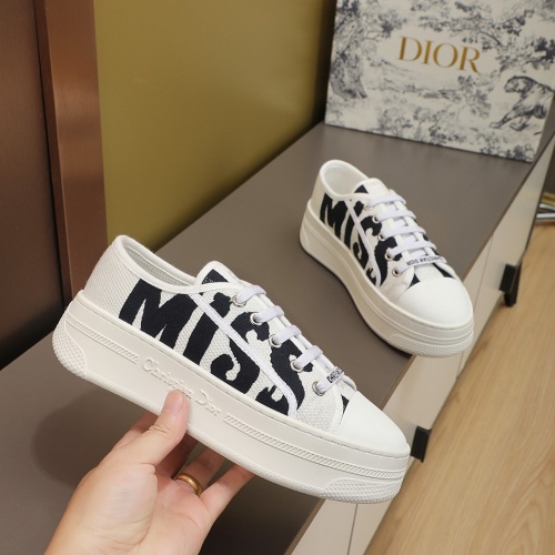 Replica Christian Dior Casual Shoes For Women #1245821 $88.00 USD for Wholesale