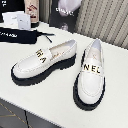 Chanel Leather Shoes For Women #1245831 $108.00 USD, Wholesale Replica Chanel Leather Shoes