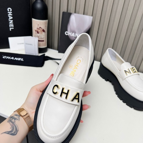 Replica Chanel Leather Shoes For Women #1245831 $108.00 USD for Wholesale