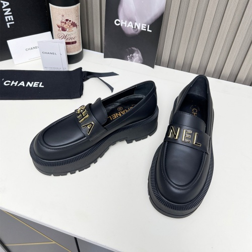 Chanel Leather Shoes For Women #1245832 $108.00 USD, Wholesale Replica Chanel Leather Shoes